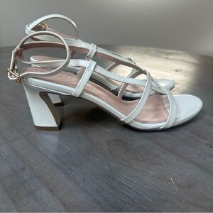 Cole Haan Amber, Ivory Strappy Heels.